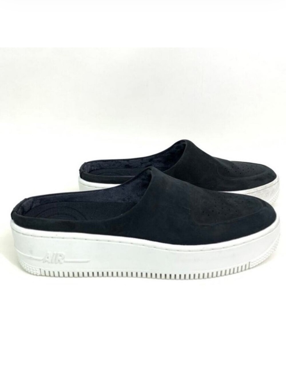 Everyday Black Platform Slip-On Mules - Picture 2 of 11